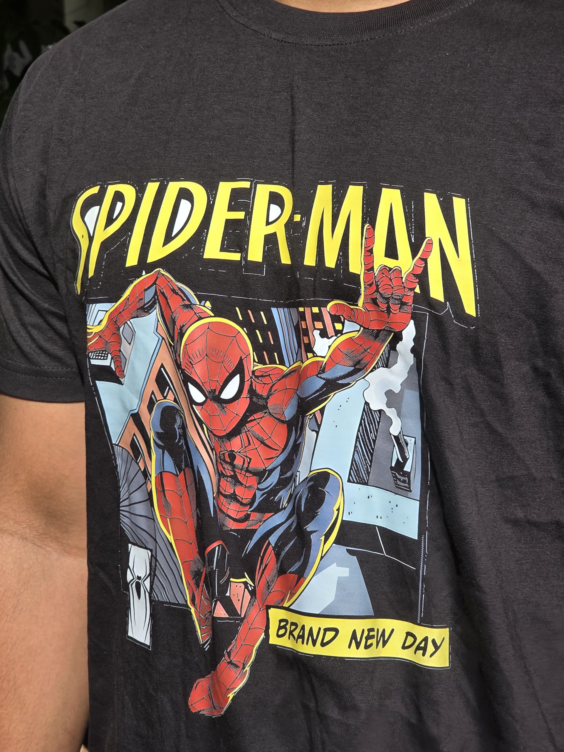 Spider-Man Graphic Printed T-Shirt – 190 GSM 100% Pure Cotton Regular Fit - Image 2