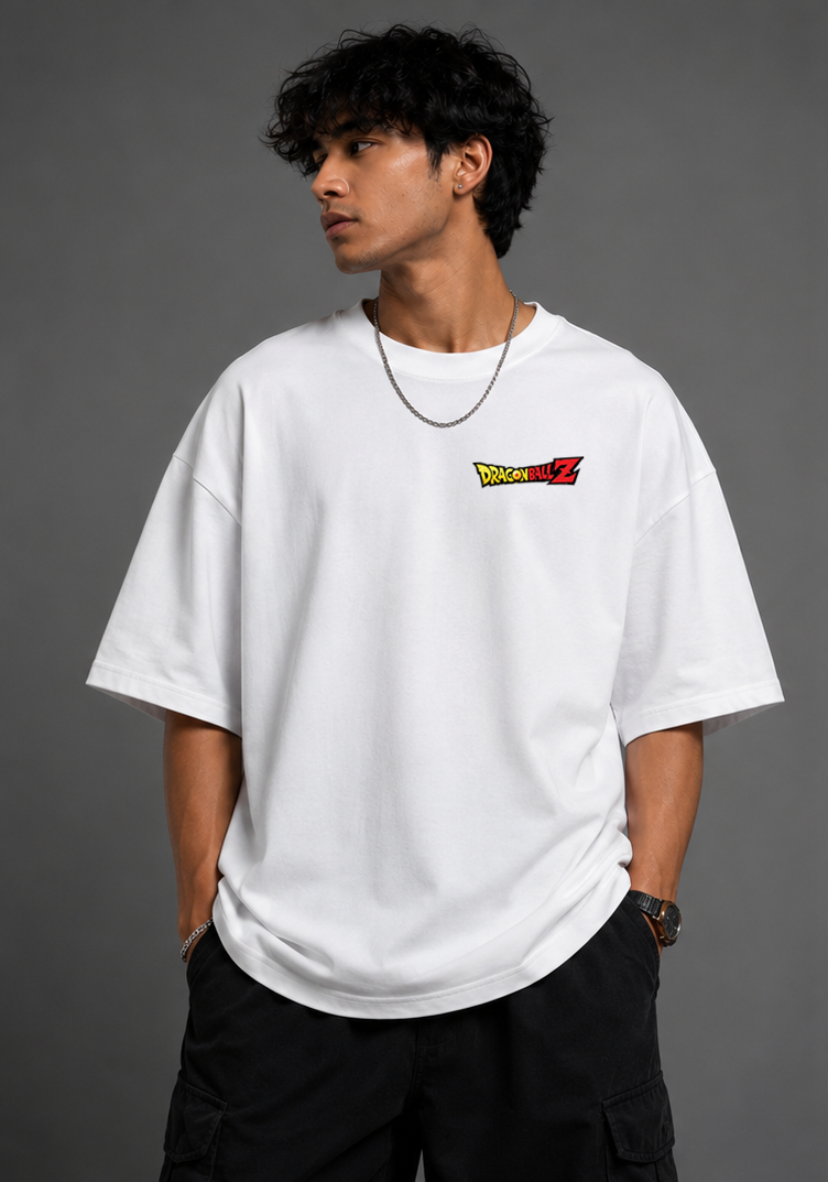 Blood Moon Goku | 240 GSM French Terry Oversized Graphic T-Shirt - Image 3