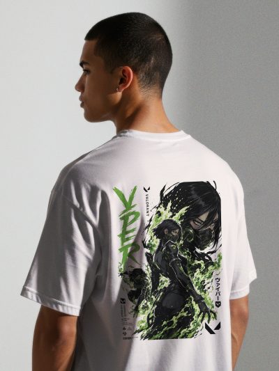 Valorant | Viper Venom | 240 GSM French Terry Oversized Graphic T-Shirt